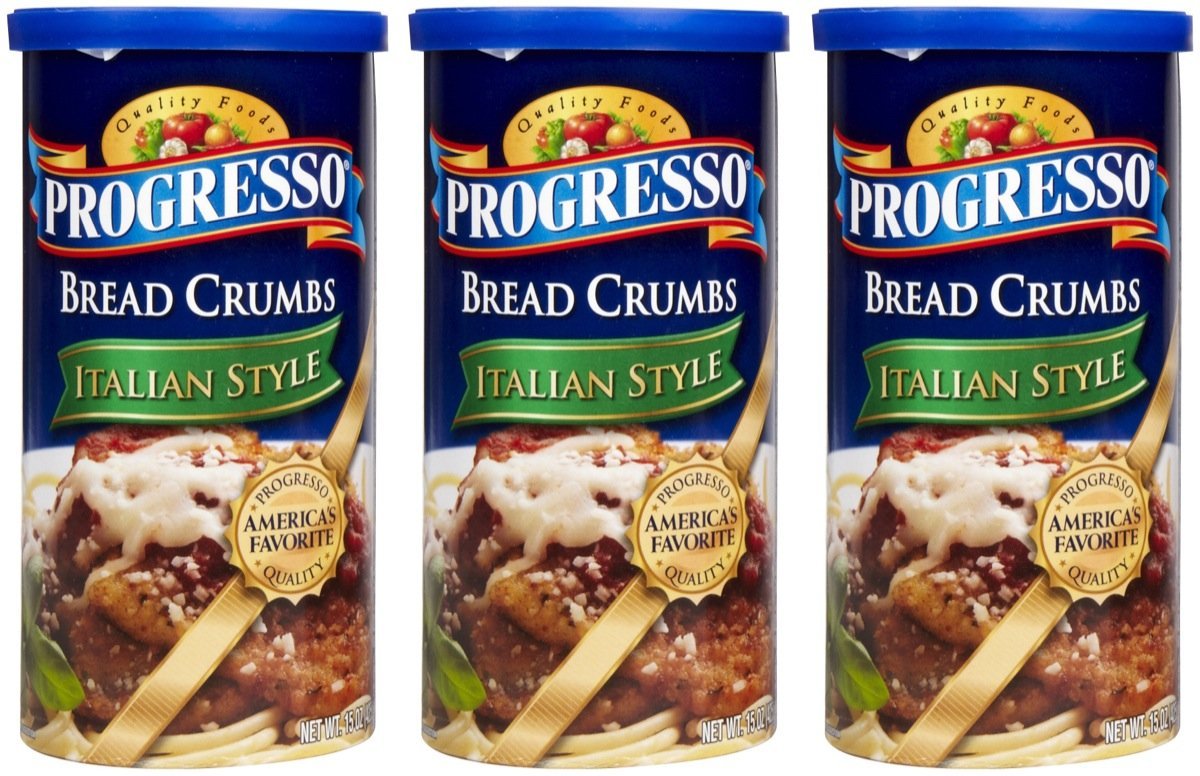 Progresso Italian Style Bread Crumbs – 15 oz Pantry Staples (3 Pack)