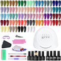 Gel Nail Polish Kit with 36W UV Light - 32 Colors Manicure Set
