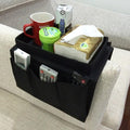 Ccomage Sofa Armrest Bag with 6 Pockets Living Room Couch Hanging Storage Bag Space Saving Chair Tray Sofa Organizer Removable Couch Caddy Pocket for - image 1