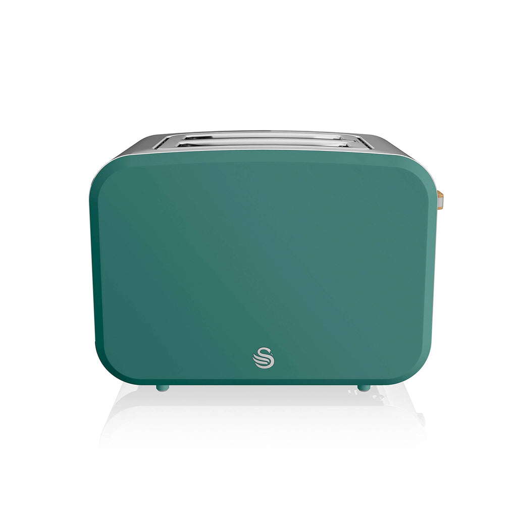 Swan Nordic 2-Slice Toaster – 900W with 6 Browning Levels, Green