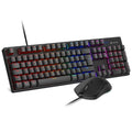 KOORUI Wired Gaming Keyboard and Mouse Combo | Mechanical Red Switch