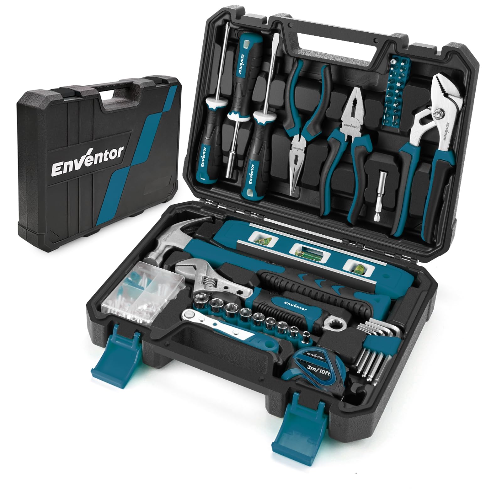 Enventor 108-Piece Home Tool Kit | General Household Hand Tool Set