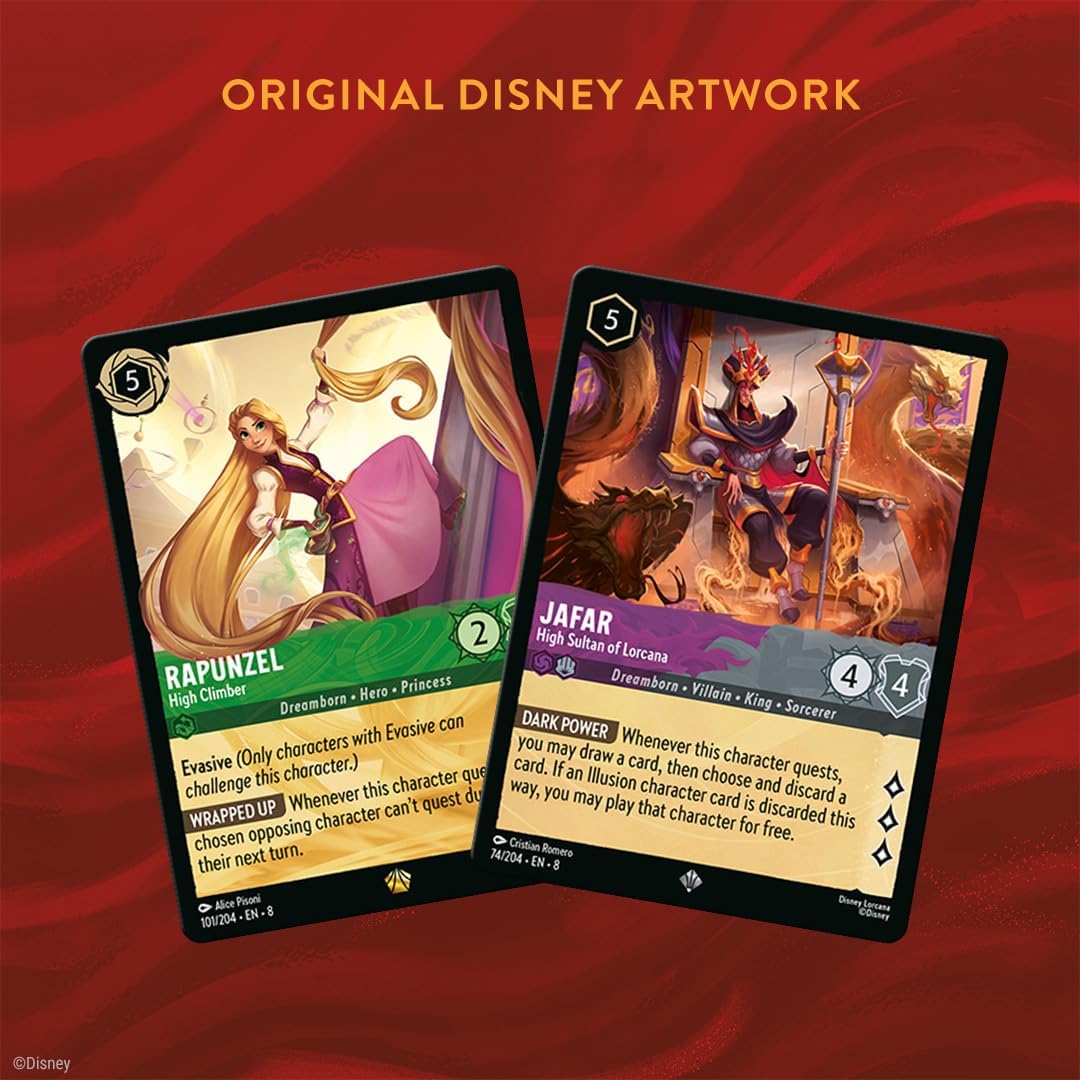 Disney Lorcana TCG: Reign of Jafar Starter Deck – 60 Card Set 8