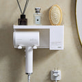 Hosoncovy Hair Dryer Wall Mount Holder | Storage Shelf for Dyson