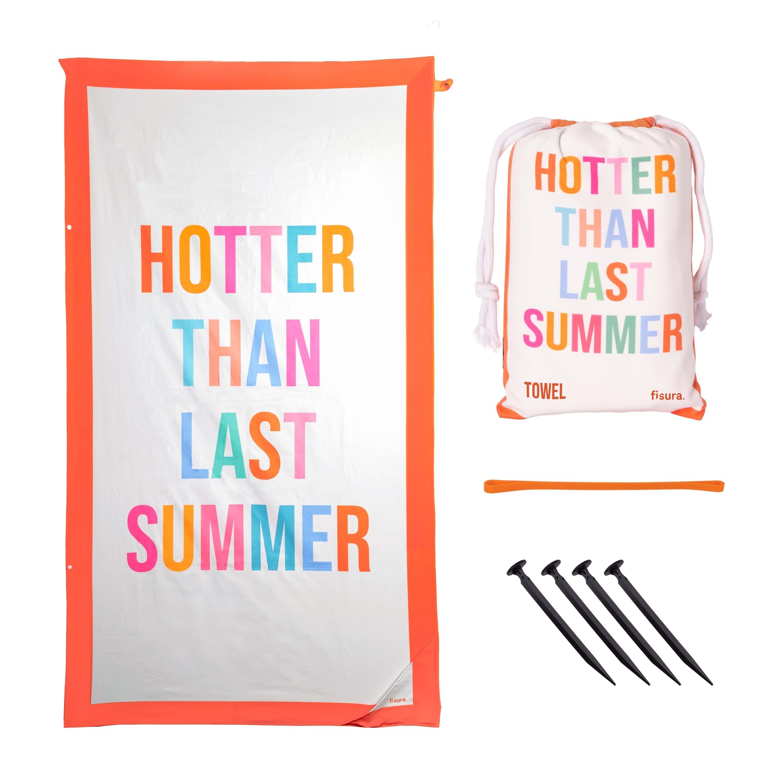 Fisura Oversized Microfiber Beach Towel – Sand-Proof & Quick-Dry 180x100cm