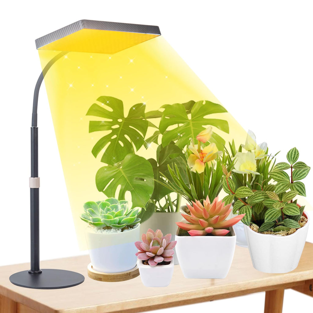 FECiDA Full Spectrum LED Grow Light – 25W Desk Plant Lamp with UV-IR