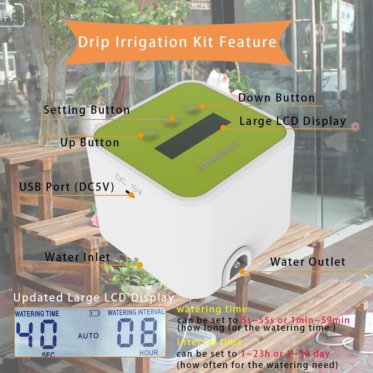 WOWLED Automatic Drip Irrigation System | Indoor Smart Self Watering Kit