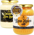 Jolof Store Raw Honey Set – Wildflower & Creamed Unfiltered Honey