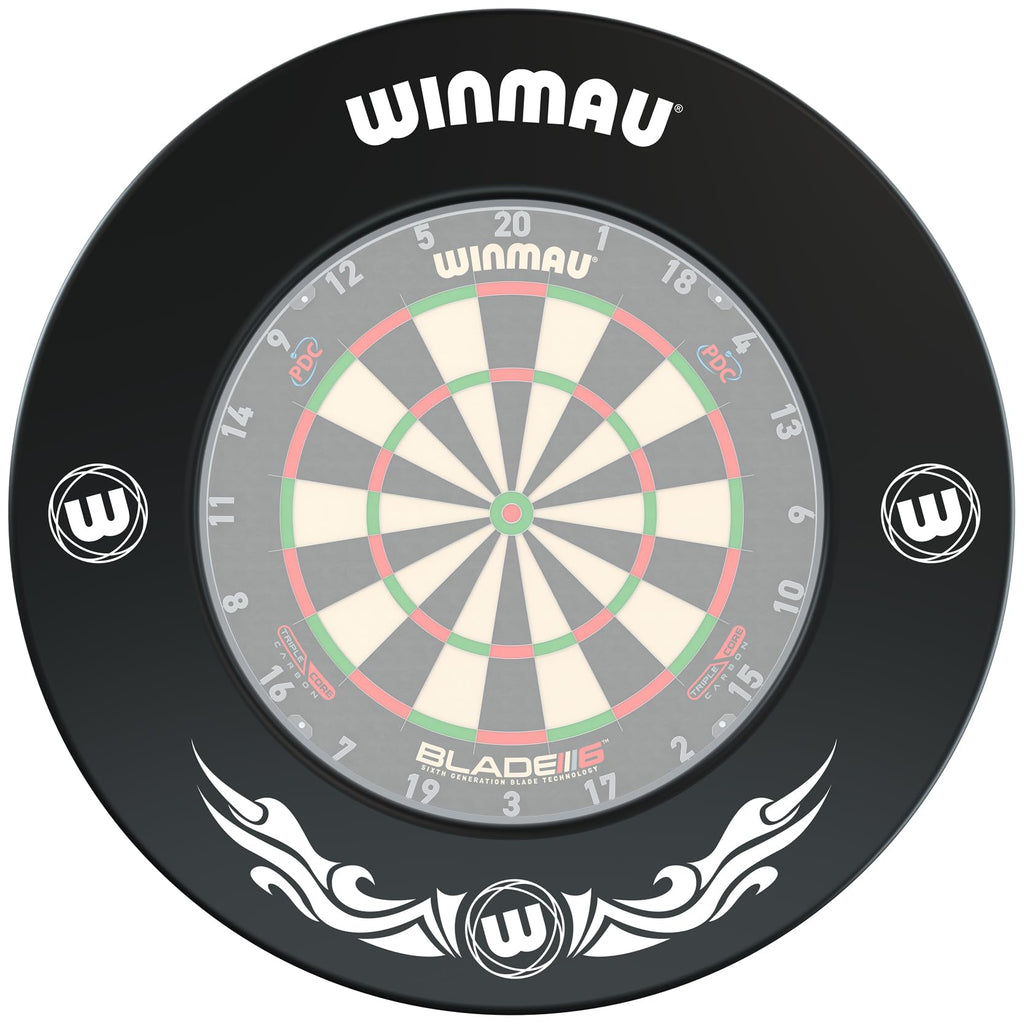 Winmau Xtreme Black Dartboard Surround – Bristle Board Wall Protector