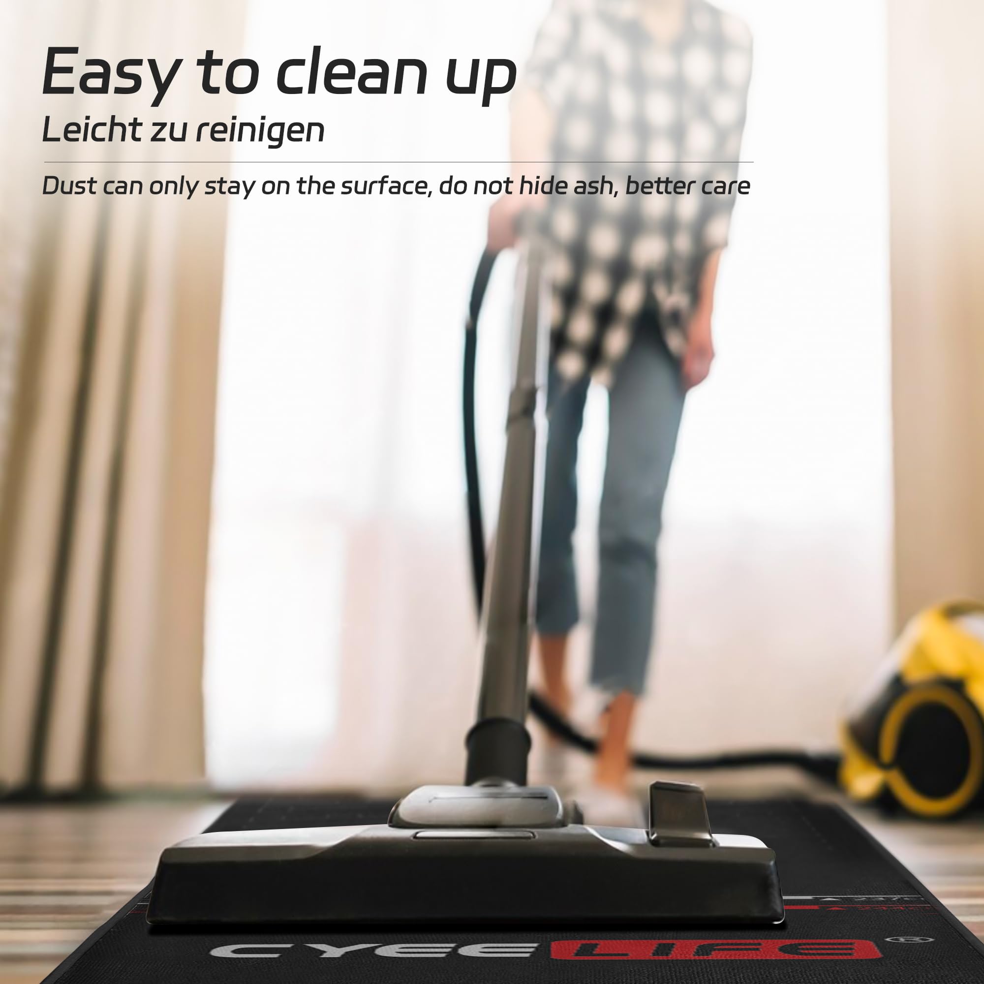 CyeeLife Professional Darts Mat – Non-Slip Floor Protector, 297x66cm