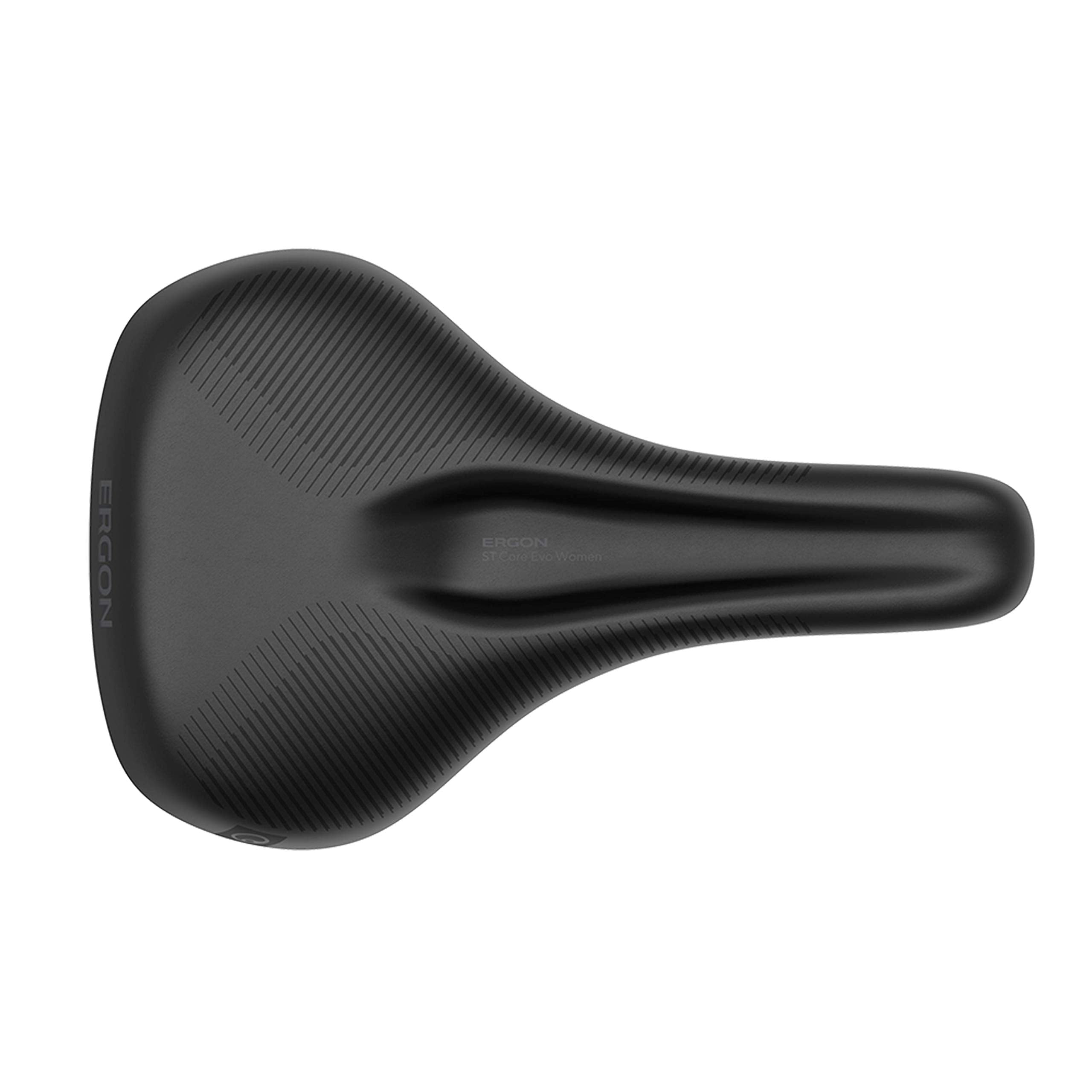 Ergon ST Core Evo Women's Ergonomic Touring Saddle - Black/Grey, S/M