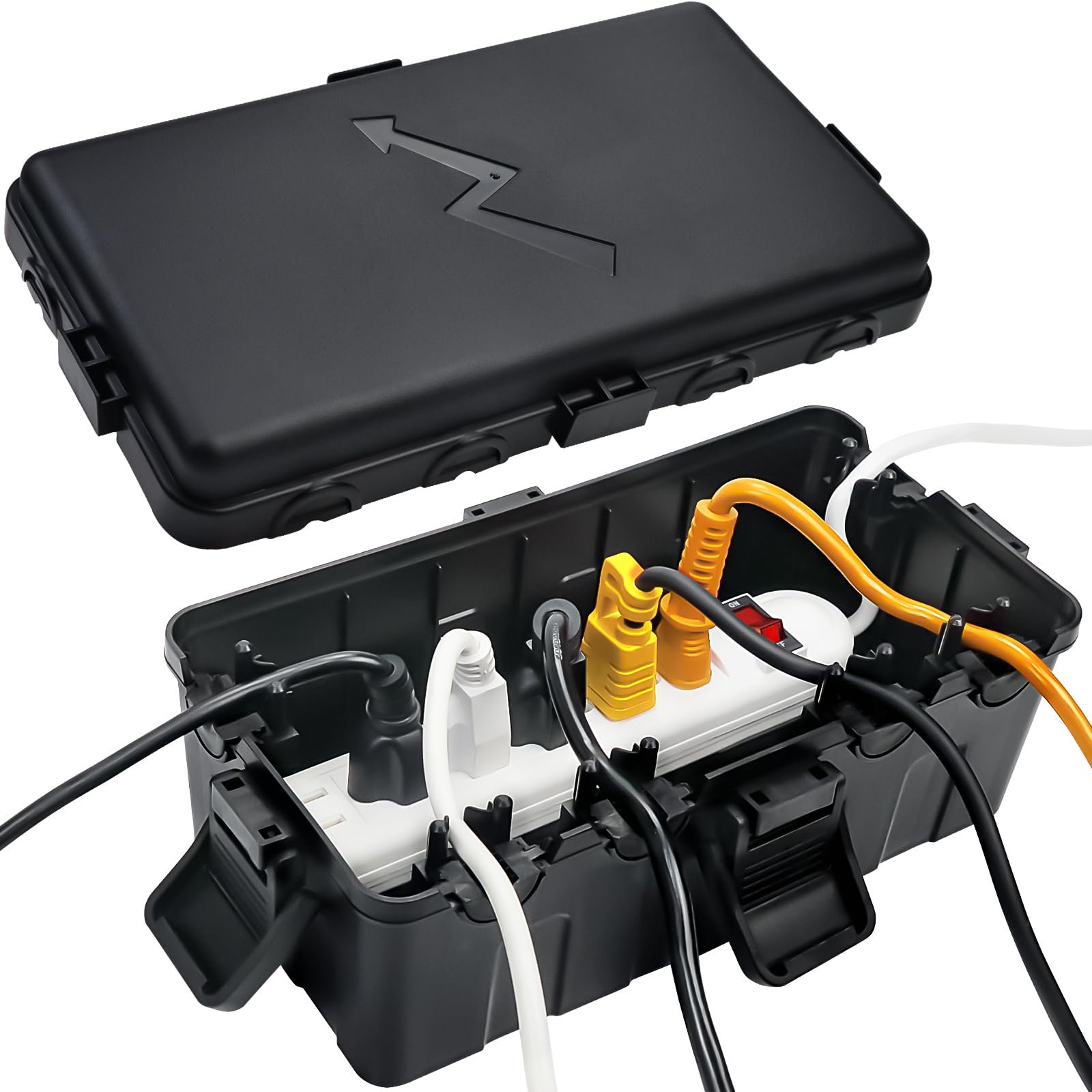 Hrensaw IP54 Waterproof Outdoor Electrical Box - Extension Cord Cover