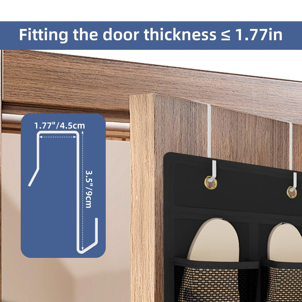 Dailyart Door Shoe Rack Hanging, 24 Large Pockets Hanging Shoe Storage - image 5