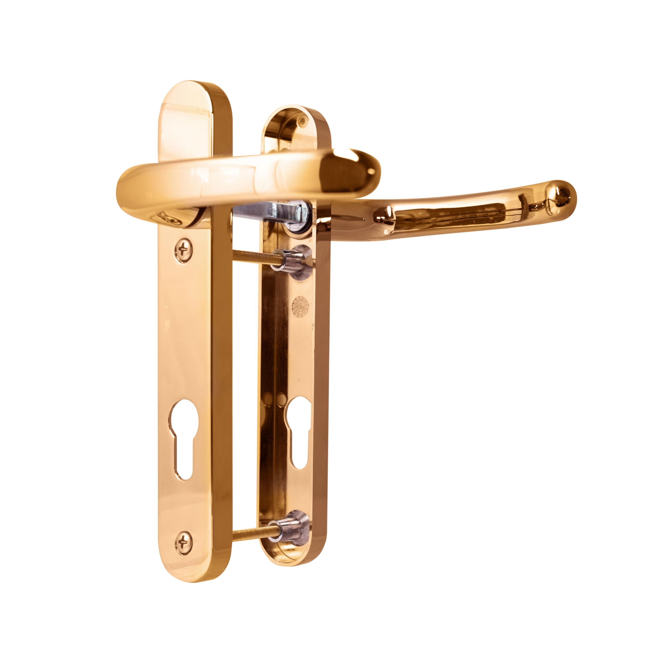 TSS UPVC Door Handle Set | 92mm PZ Lever/Lever | Polished Chrome Finish