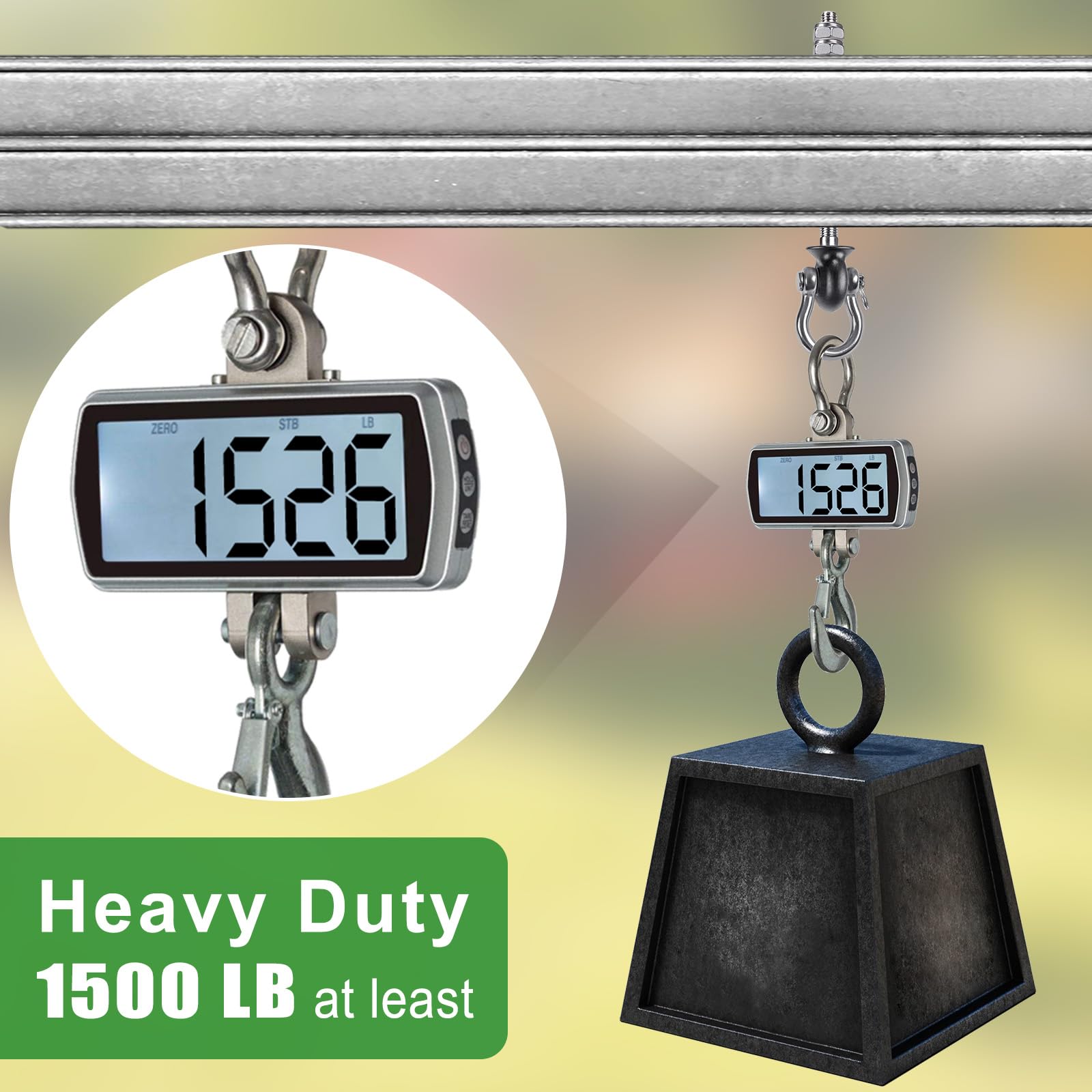Dolibest 6-Piece Heavy Duty Swing Hangers | 304 Stainless Steel Swivel Hooks
