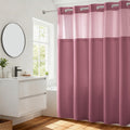 River Dream Waffle Weave Hookless Shower Curtain with Snap-in Liner