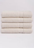Maple Threads Cotton Bath Towels | 4-Pack 450 GSM 70x140cm - White