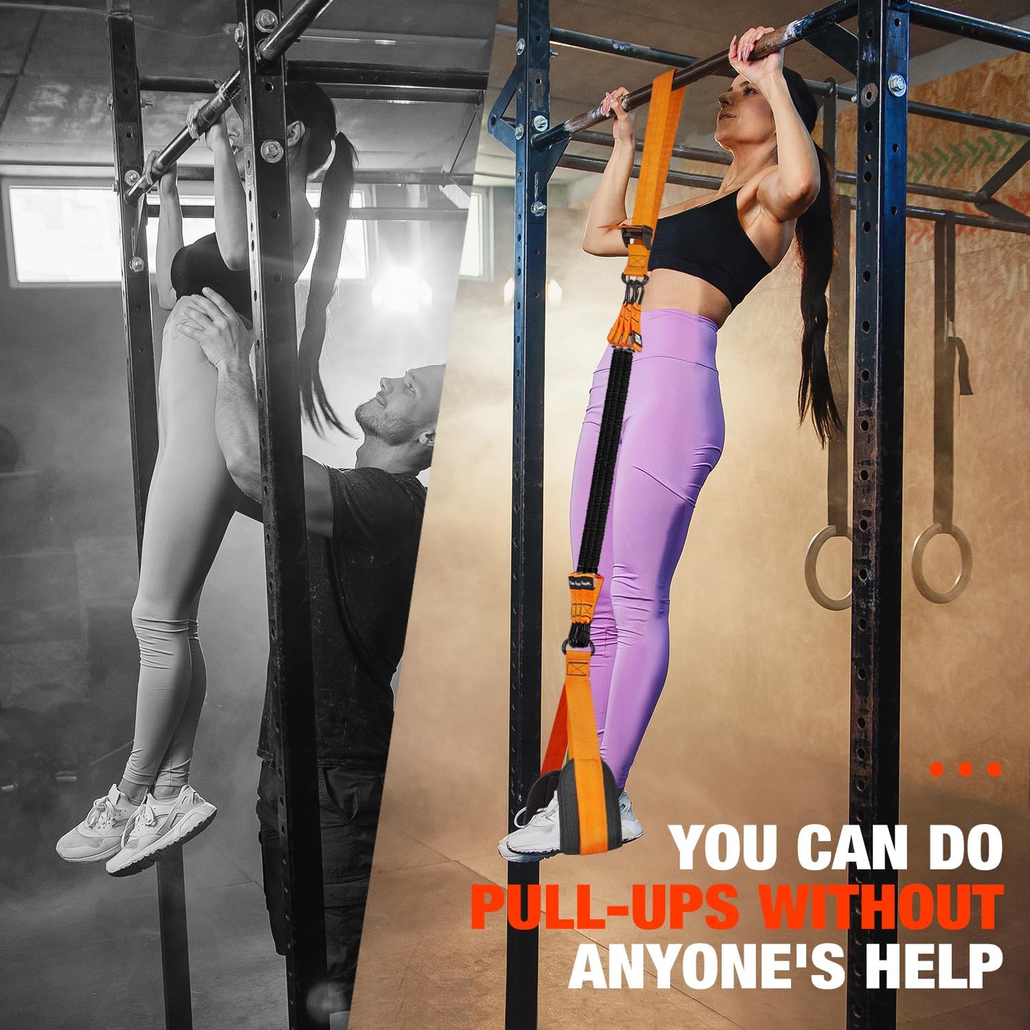 Pull Up Assistance Bands – Heavy Duty Adjustable Resistance