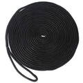 JSHANMEI Double Braided Nylon Boat Dock Lines - 1/2" x 25FT Mooring Rope 2-Pack