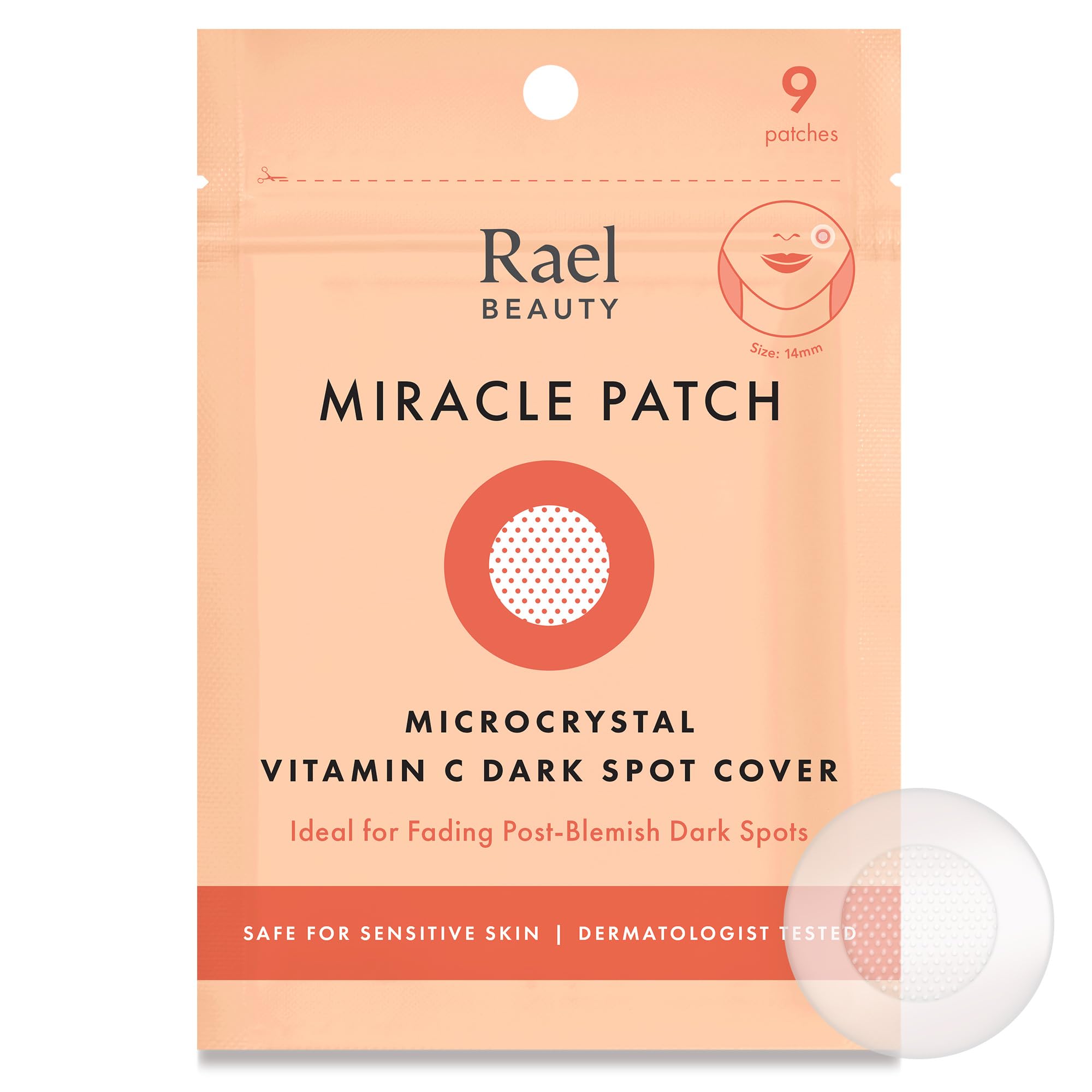 Rael Vitamin C Dark Spot Pimple Patches – Post Acne Mark Treatment