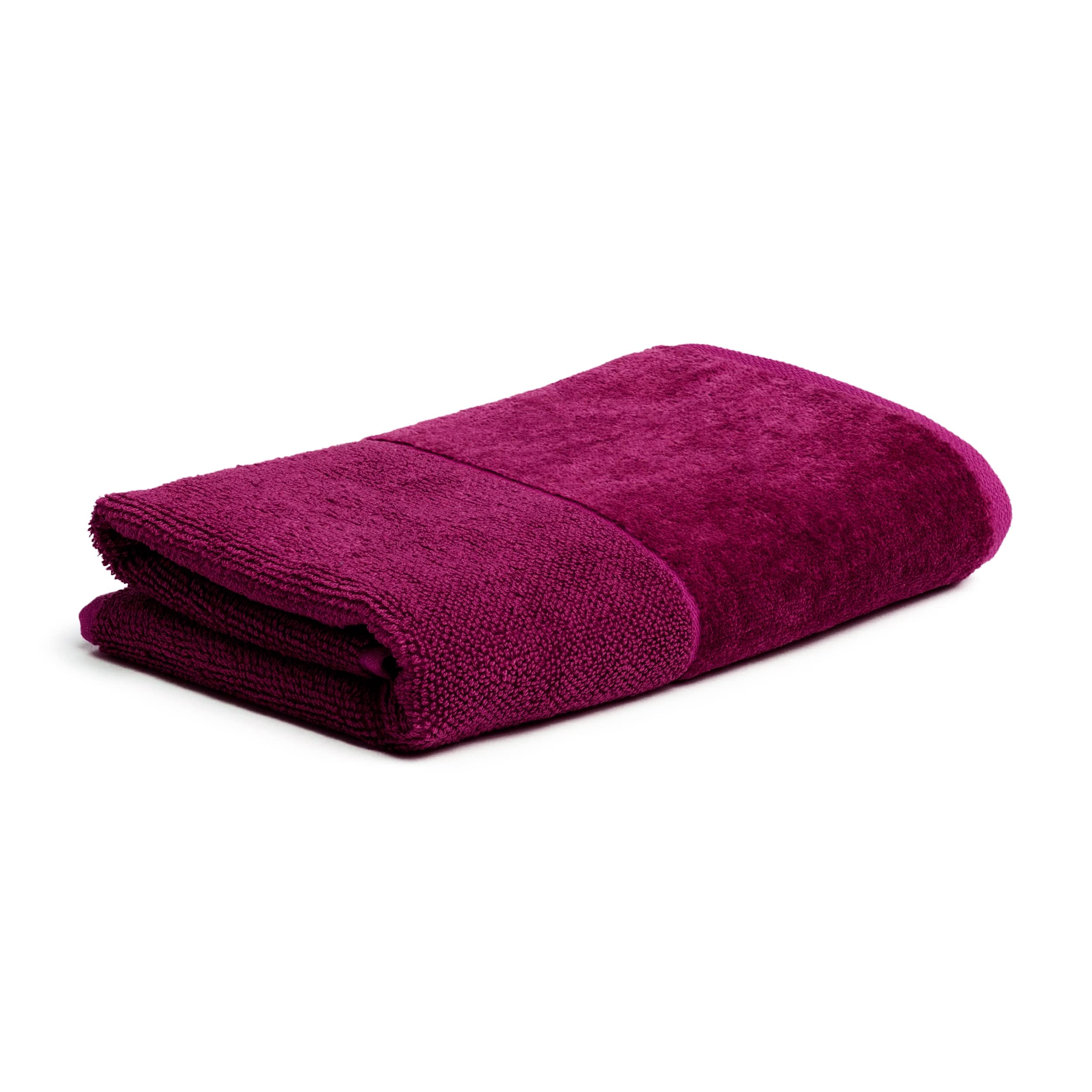 Möve Luxury Bamboo Cotton Hand Towel – Berry, 50x100cm (630 gsm)