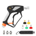 PWACCS Pressure Washer Gun with Swivel | 5000 PSI Short Power Washer Kit