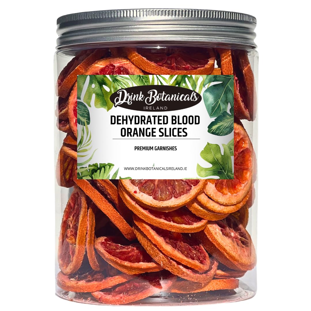 Drink Botanicals Ireland Dried Blood Orange Slices | 50+ Natural Wheels