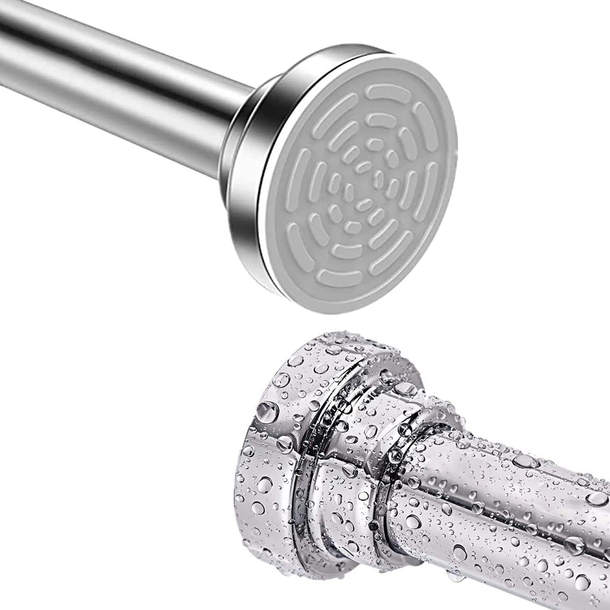 Jolof Store Stainless Steel Tension Shower Curtain Pole | 120-215cm