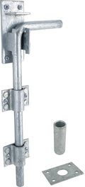 IRONTITE Galvanised Gate Drop Bolt – 300mm Heavy Duty Garage Door Bolt