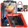 SEYMCY iPad 9th/8th/7th Gen Case - 10.2 inch Shockproof Cover with Stand