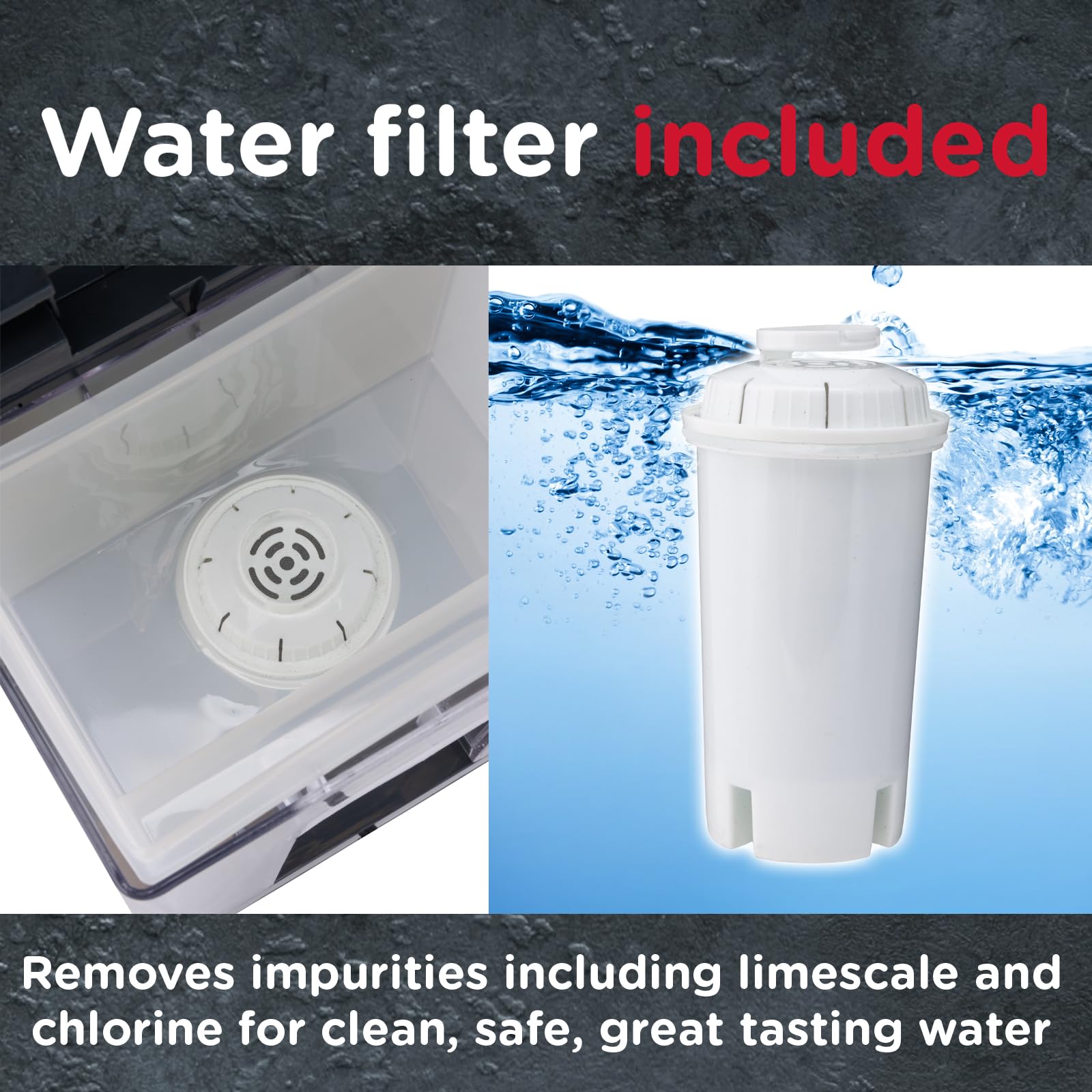 Sensio Home Instant Hot Water Dispenser – 2.2L Filtered Kettle, Grey