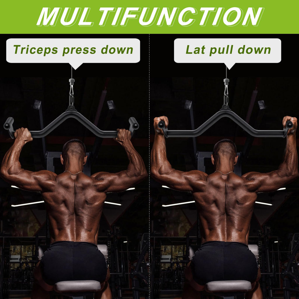 SELEWARE LAT Pull Down Bar Set | Heavy Duty Steel Cable Attachments