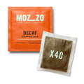 Mozzo Decaf Coffee Bags - Swiss Water Dark Roast Arabica - 40 Pack