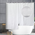 Extra Wide Textured Shower Curtain | Waterproof Polyester