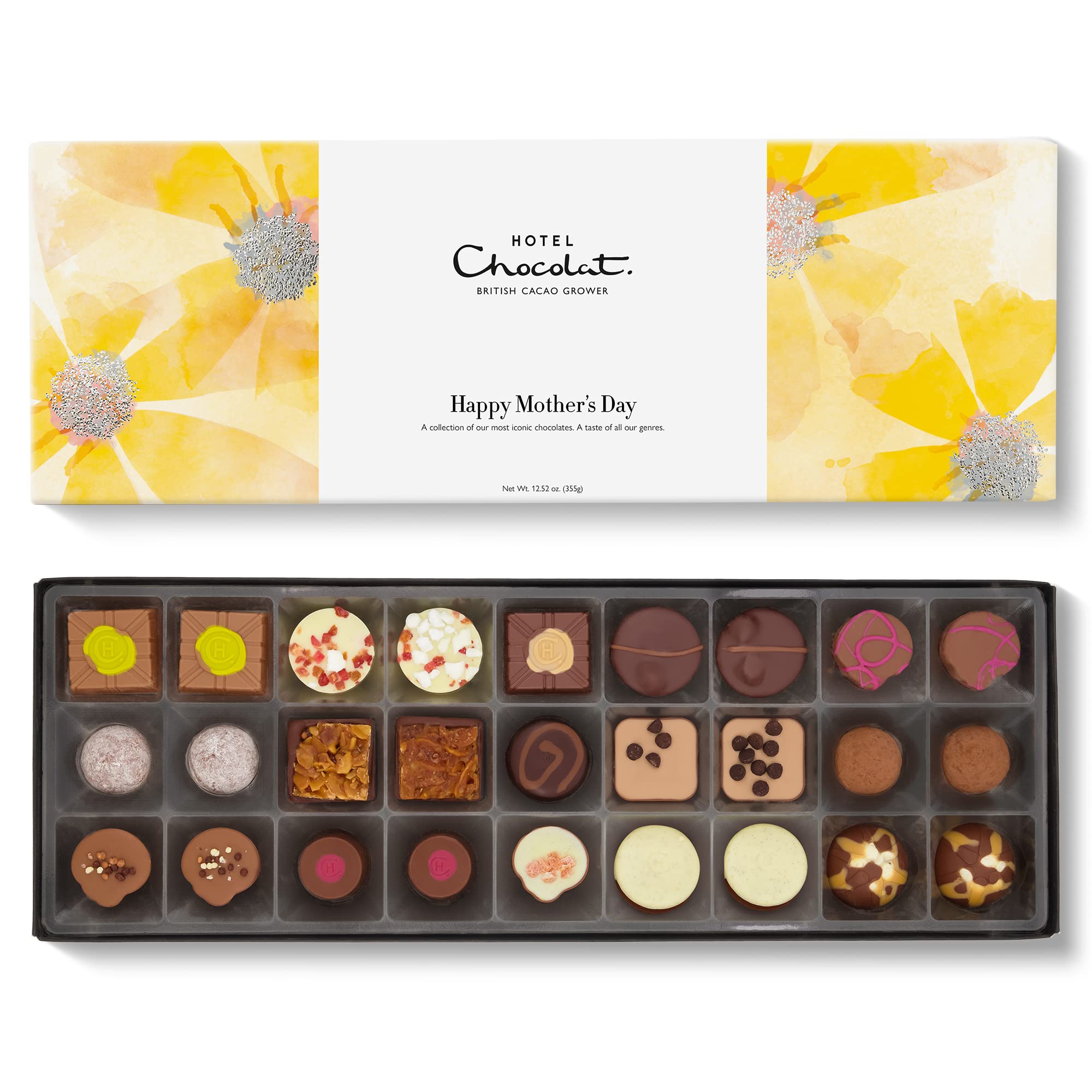Hotel Chocolat Happy Mother's Day Sleekster - 27 Luxury Chocolates, 355g