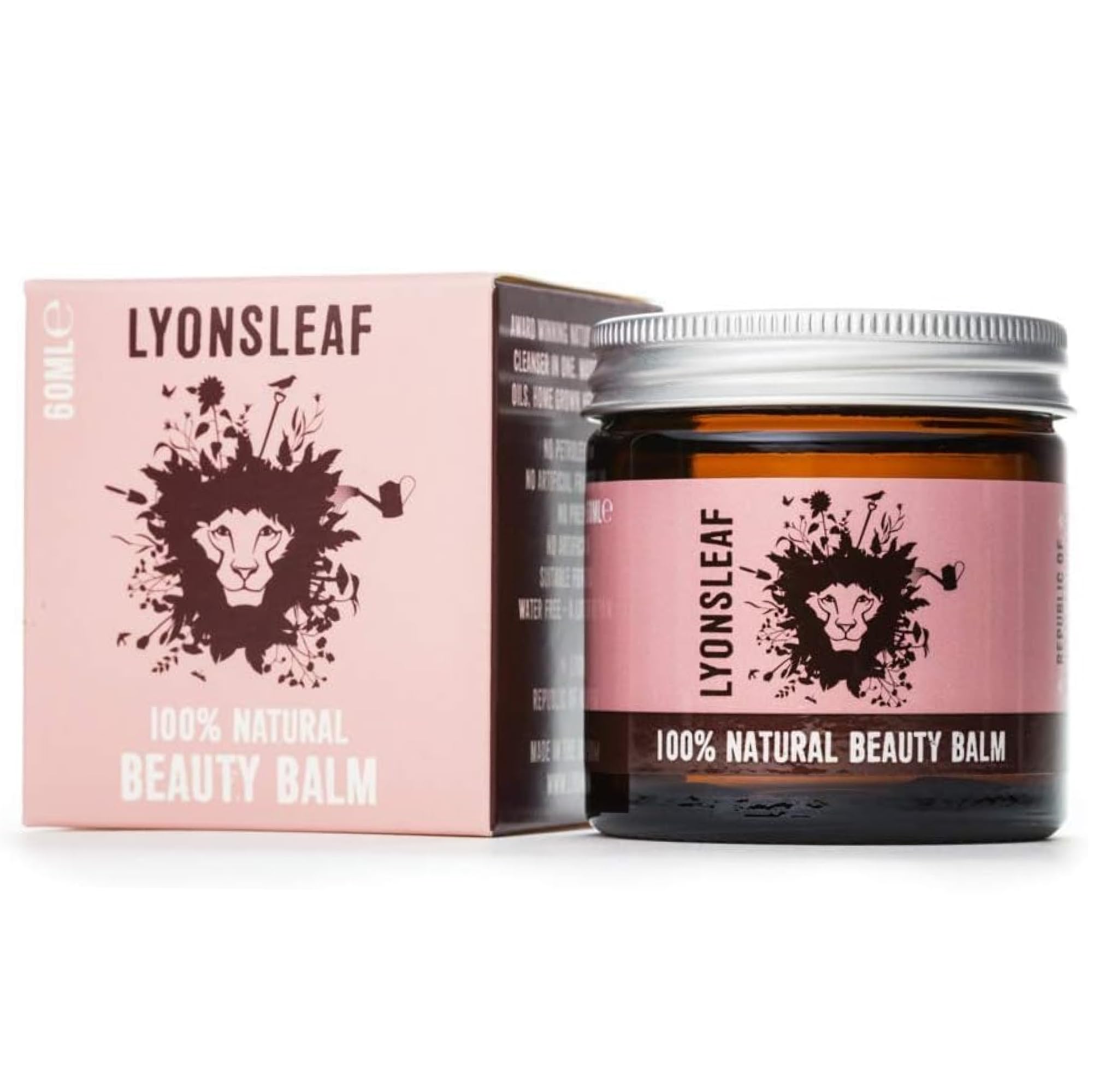 Lyonsleaf 100% Natural Beauty Balm | Organic Cleanser & Moisturiser 60ml