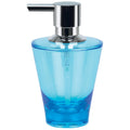 Spirella Max Light Cobalt Soap Dispenser | Blue Acrylic - 14.5 x 8.5 cm