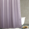 PopKozzi Lavender Waffle Shower Curtain – Heavyweight Water Repellent Fabric