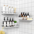 UUlioyer Shower Caddy - 3 Pack Rustproof No-Drill Adhesive Bathroom Shelf