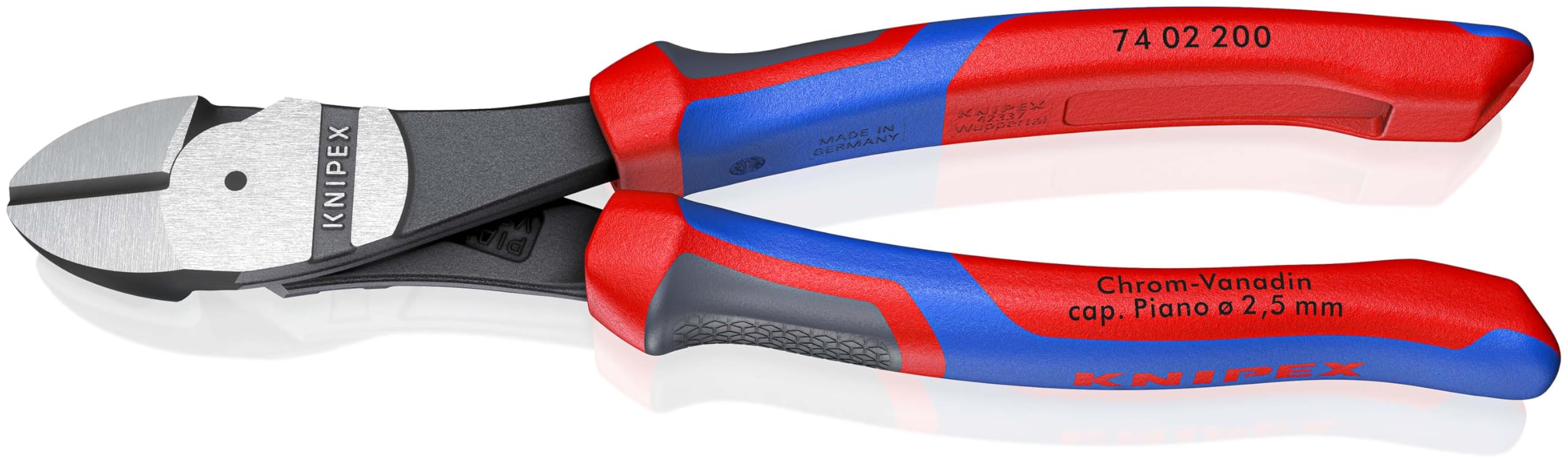 KNIPEX High Leverage Diagonal Cutter – 200mm Comfort Handle Pliers