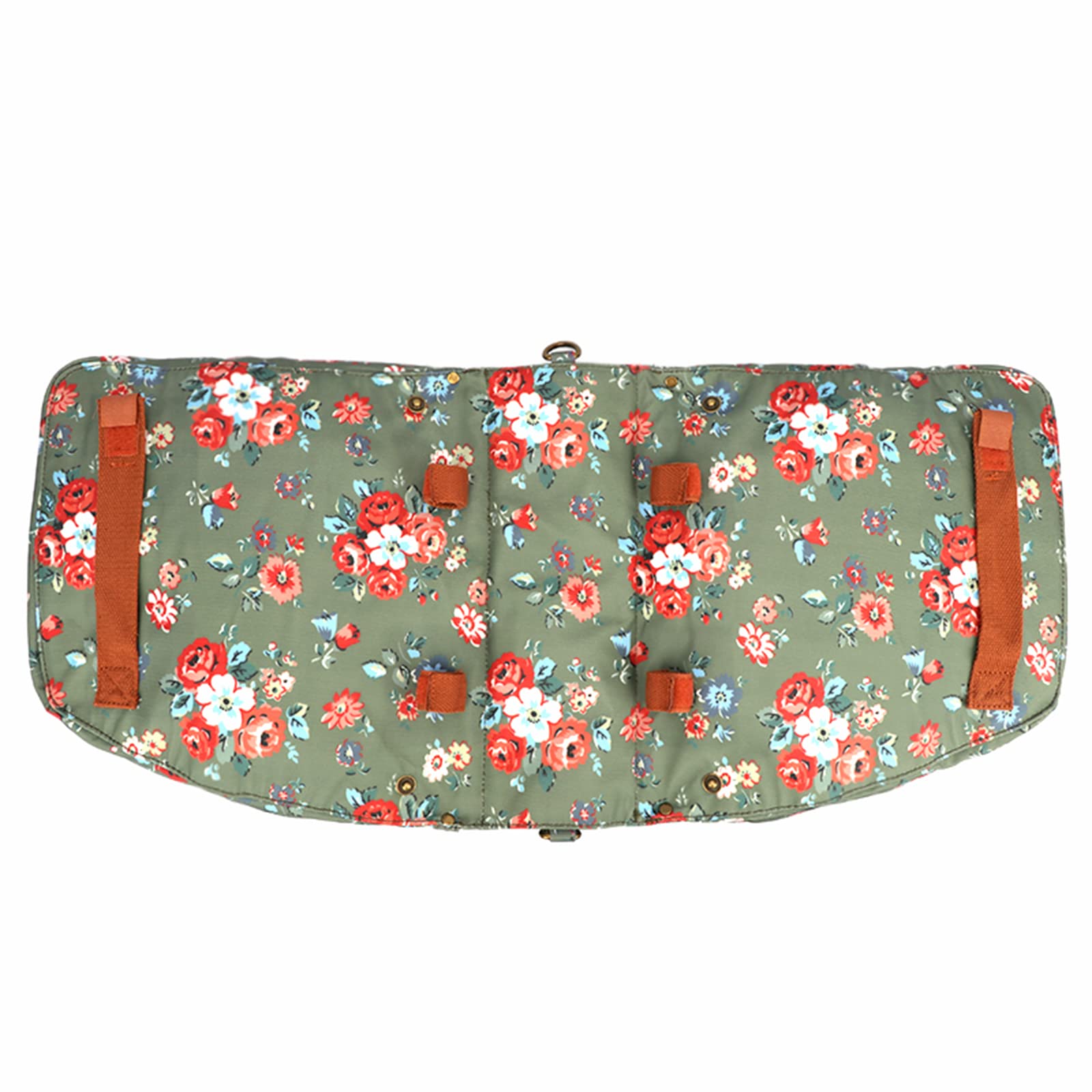 Tourbon Waterproof Canvas Bicycle Double Pannier Bag – Flower Pattern