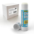 Classmaster Non-Toxic Washable Glue Sticks - 40g PVP Adhesive, 12 Pack