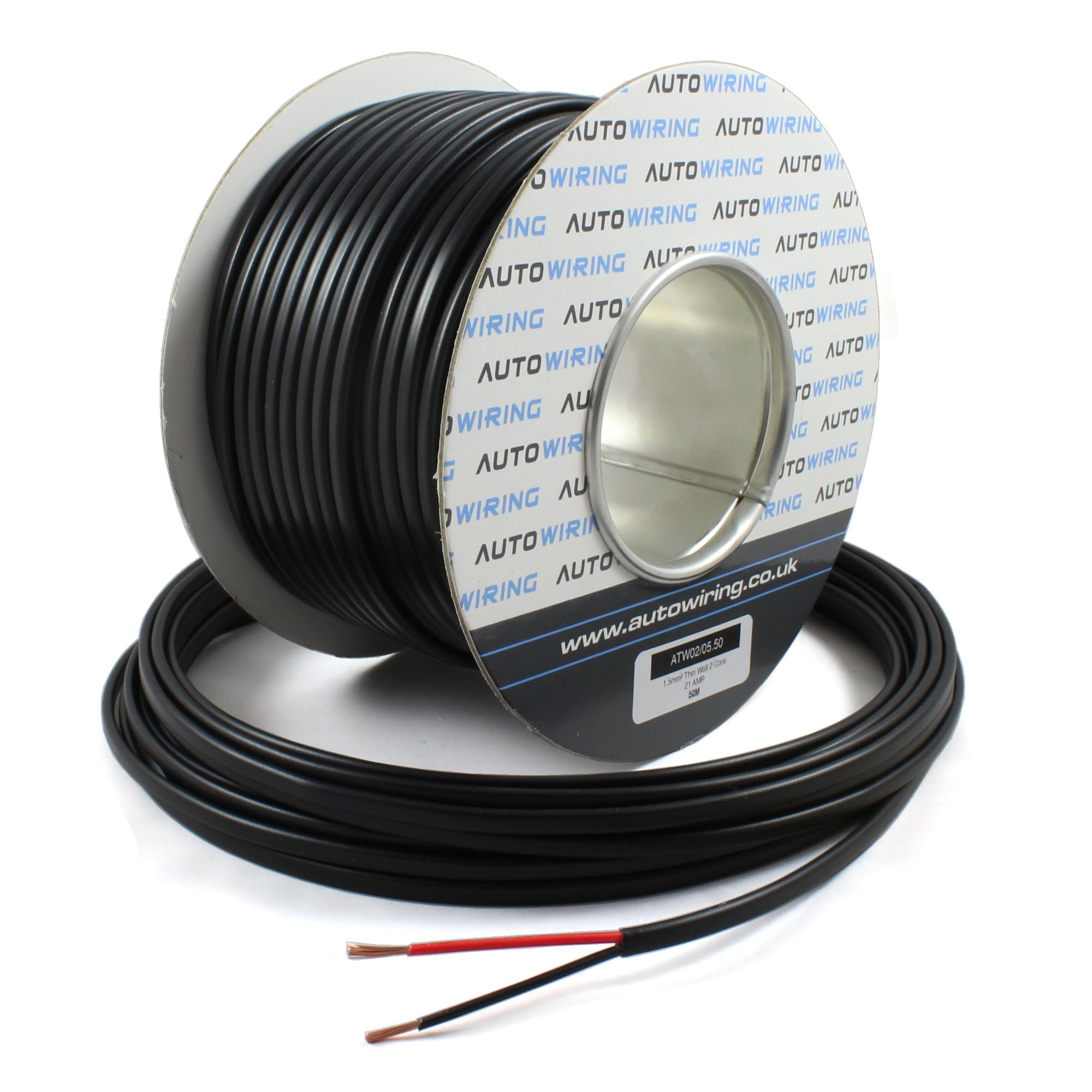 Jolof Store Automotive Twin Core 1.5mm Thin Wall Cable 12V 24V – 30m