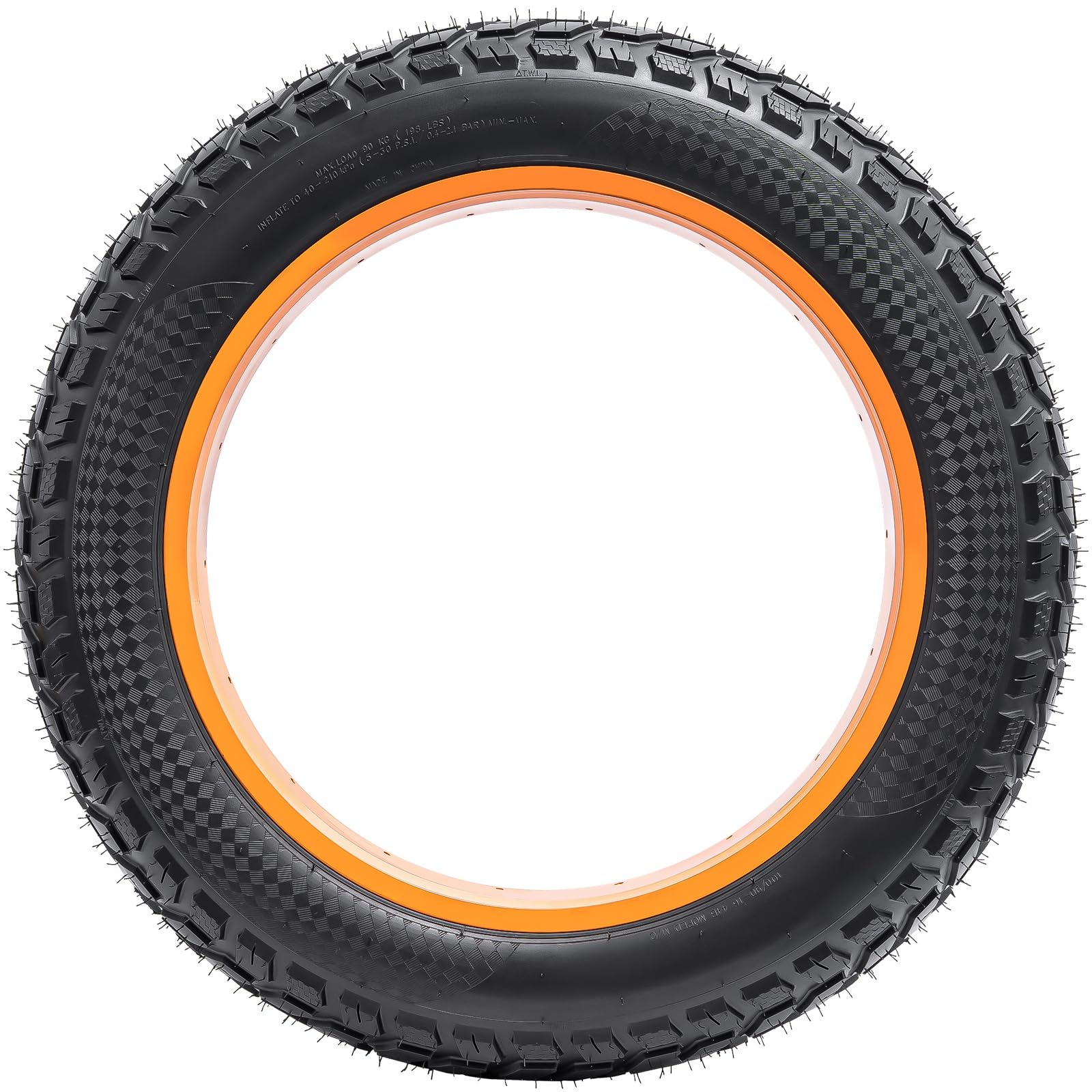 YunSCM 20x4.0 Fat E-Bike Tyre and Heavy Duty Inner Tube Set | 20 Inch