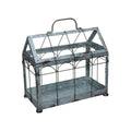 Esschert Design Small Iron & Glass Greenhouse with Lockable Lid