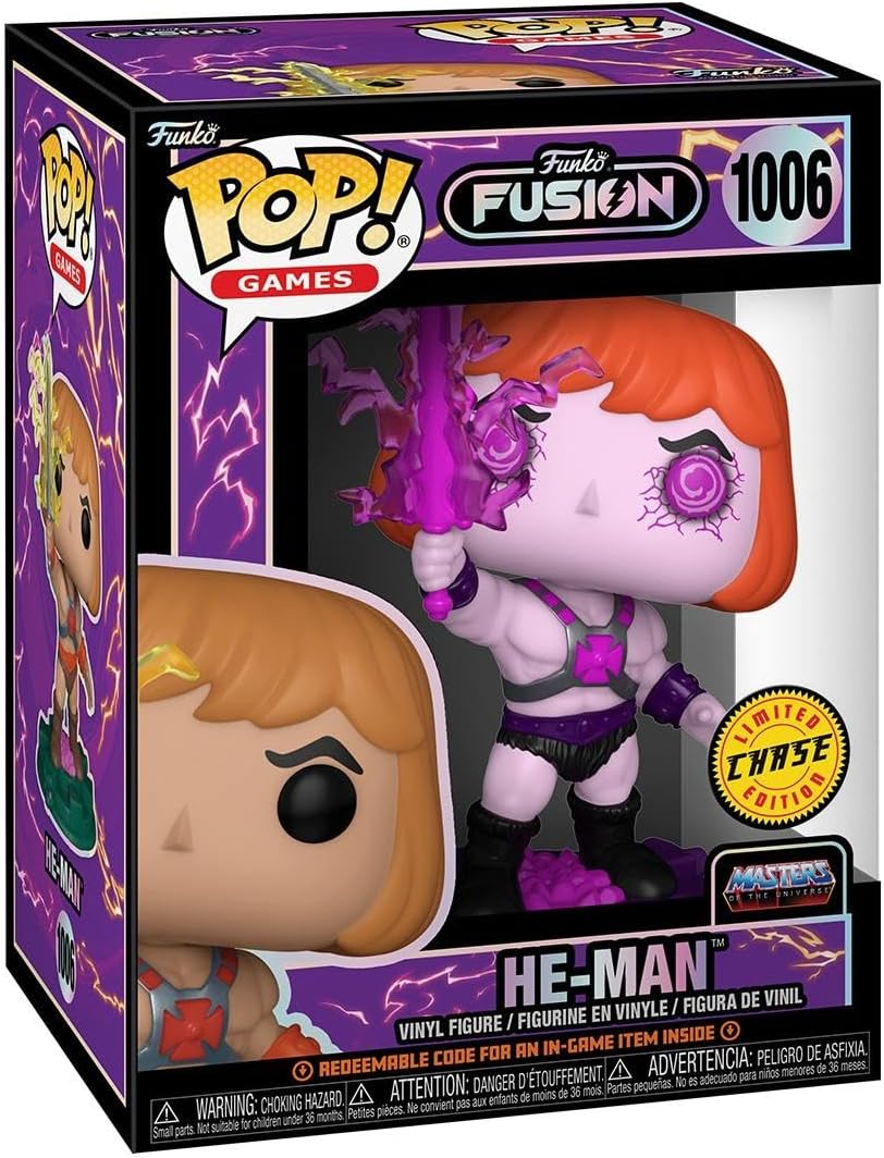 Funko Pop! Games: Fusion He-Man Vinyl Figure – Rare Chase Variant