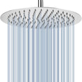 Voolan 12" Rain Shower Head – High Pressure 304 Stainless Steel Chrome