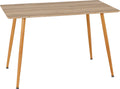 Seconique Barley Dining Table in Oak Veneer/Oak Effect - image 1
