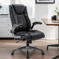 Ergonomic Executive Office Chair with Adjustable Lumbar Support, Flip-up Armrests, Double Padded Seat & Tilt Function - image 1