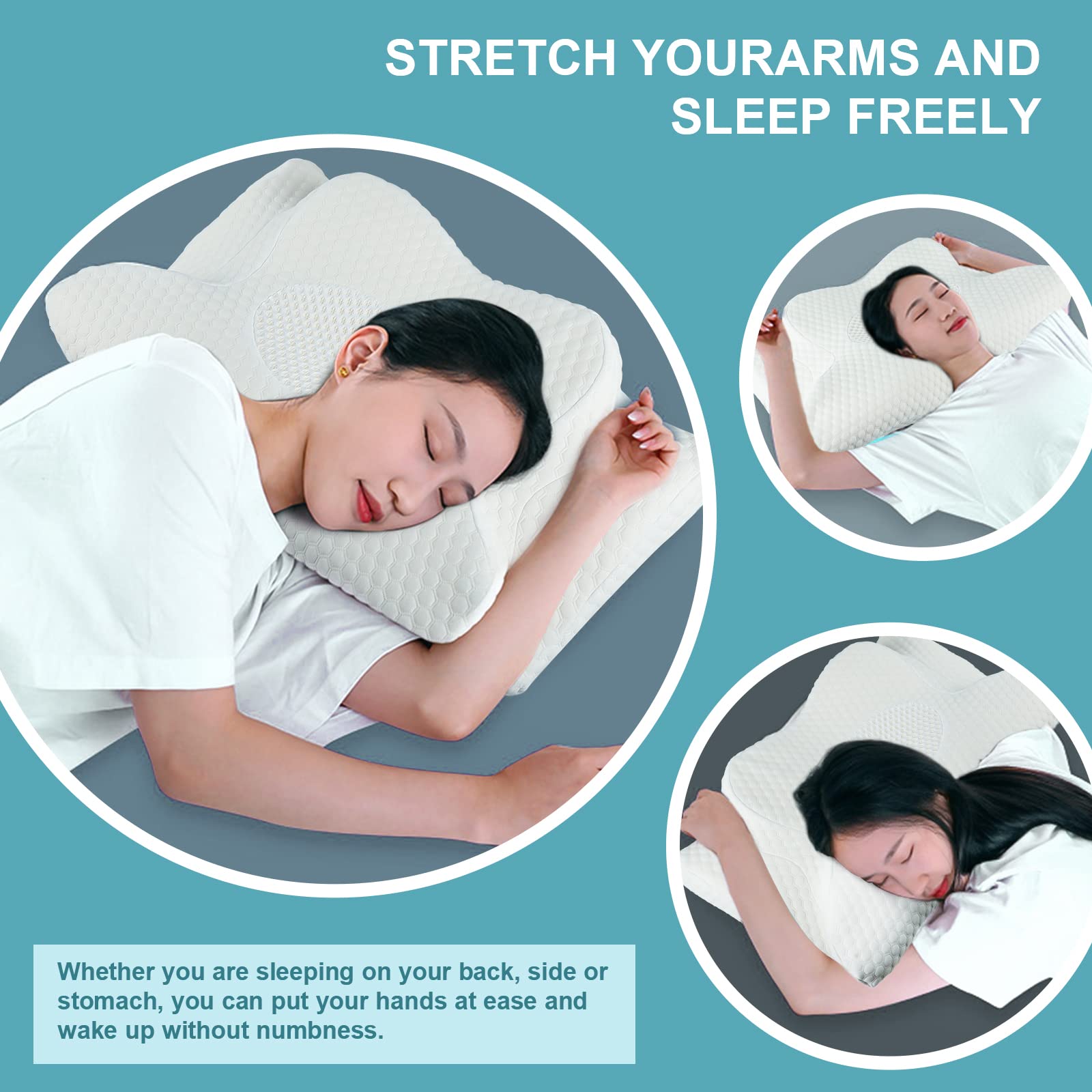 Cervical Memory Foam Pillow – Orthopedic Neck Pain Relief